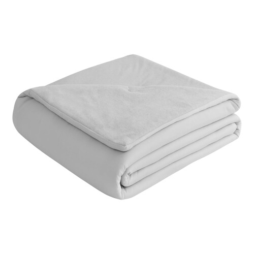 クモリ(Kumori) 夏用掛け布団 シングル 肌掛け布団 冷感＆タオル地 掛ふとん キルトケット ひんやり 夏布団 軽量 洗える 冷房対策 夏ふとん 接触冷感 吸湿速乾 洗える かけ布団 140×190cm ラ