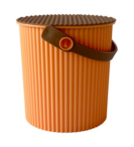 八幡化成 セルテヴィエ ミニバケツ 小物入れ オムニウッティ・ベビー ナチュラリュクス・アプリコット ..