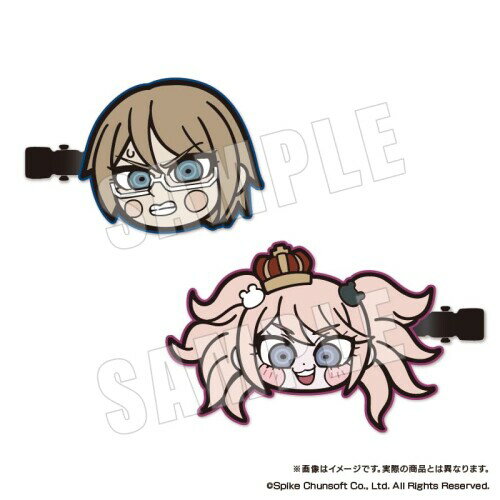 ダンガンロンパシリーズ×ぶくぶ 前髪クリップセット 02.十神白夜&江ノ島盾子