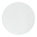 ACROPIX ユニバーサル4.5"スピーカーグリルメッシュ オーディオサブウーファー用 120x6.5mm フレームなし ホワイト - 1個入り