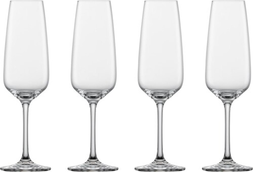 ツヴィーゼル グラス(ZWIESEL GLAS) シャンパングラス 割れにくい チューリップ シャンパン・スパークリングワイン用 シャンパン 4個 マシンメイド l123610