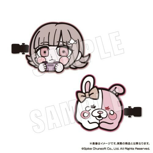 ダンガンロンパシリーズ×ぶくぶ 前髪クリップセット 04.七海千秋&モノミ