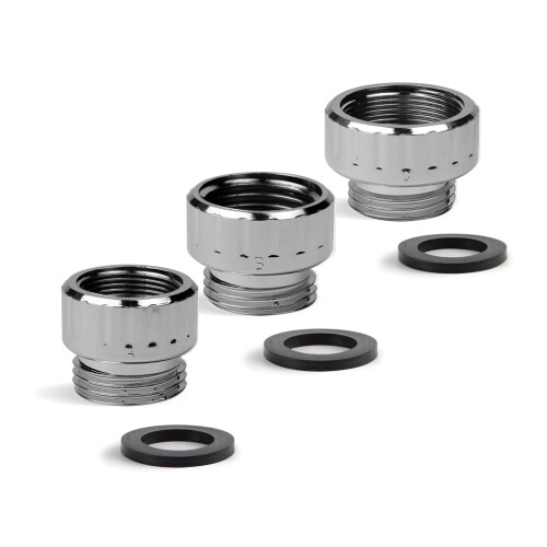 OFFO シャワーホース アダプター 水栓側用アダプター 3個セット シャワーホースと混合栓を接続するアダ..