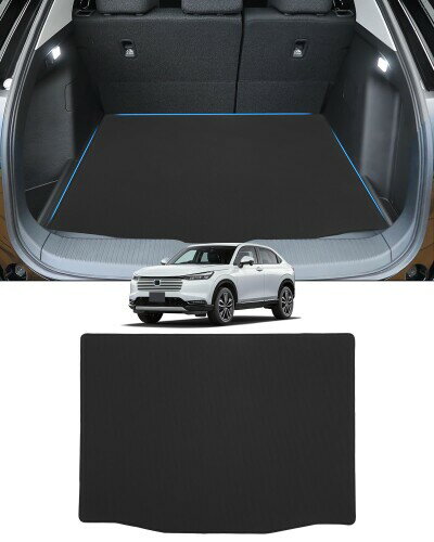 Mixsuper ホンダ 新型ヴェゼル RV系 ラゲッジマット 2Dトランクマット VEZEL RV3/4/5/6型に適用 ラゲッジトレイ カーゴマット 2021年4月-現行 ヴェゼル 内装パーツ 防水マット PVC滑り止め素材 巻