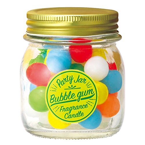 カメヤマキャンドルハウス パーティージャー バブルガム キャンドル