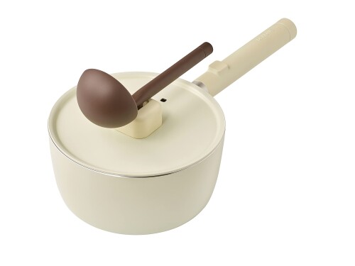 Dr.HOWS ドクターハウス ルミ 寄せ鍋 蓋付き 片手鍋18cm お鍋 IH対応 オール熱源対応 セラミック 韓国製