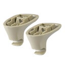 A ABSOPRO サンバイザーフック クリップ サンバイザー ブラケット ハンガー 1GW25DW1AA カーアクセサリー Dodgeに対応 Avengerに対応 2008-2014に対応 2個