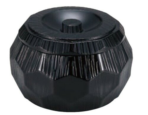 J-kitchens ひつまぶし 容器 うなぎ 器 錦亀甲 飯器 黒 15.1[ファイ]cm × 9cm 日本製