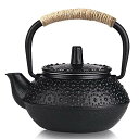 鉄瓶 鉄分補給 ホーローなし 鉄 急須 ティーポット 茶こし付き ih 直火 対応 亀甲 300ml