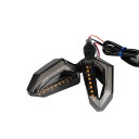SZYUMO 2PCS 普遍的な LED のオートバイの回転信号ライト 12V IPX-6 は昼間の連続したライト表示器のウィンカー ランプを防水します