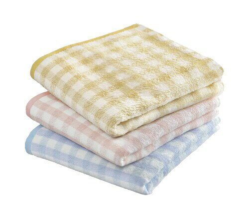 Kosugizen ミニバスタオル パステルクロス 3色各1枚入 50×100cm 小さなサイズのバスタオル まとめてお得 3枚セット SV-428-3