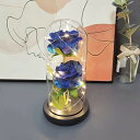 バラ 造花 枯れない花 薔薇 造花 フラワーライト LEDライト付き電池式 薔薇 花束 プレゼントバラ バレンタインデー 母の日 お祝い 誕生日 結婚記念日 ク...