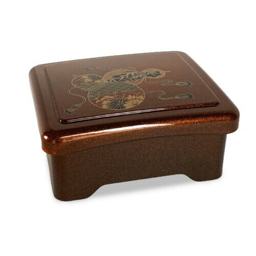 J-kitchens 鰻 器 うな重 重箱 光月丼重 梨地ひょうたん 内朱塗 鰻 (うなぎ) 重箱 16.7cm ×14.3cm ×8cm..