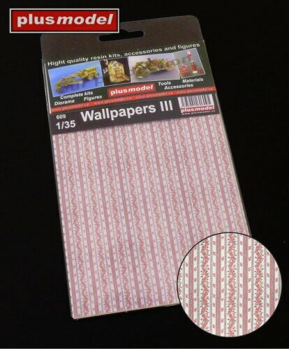 プラスモデル 1/35 壁紙 III 105×160mm ホビー用素材 PLM609