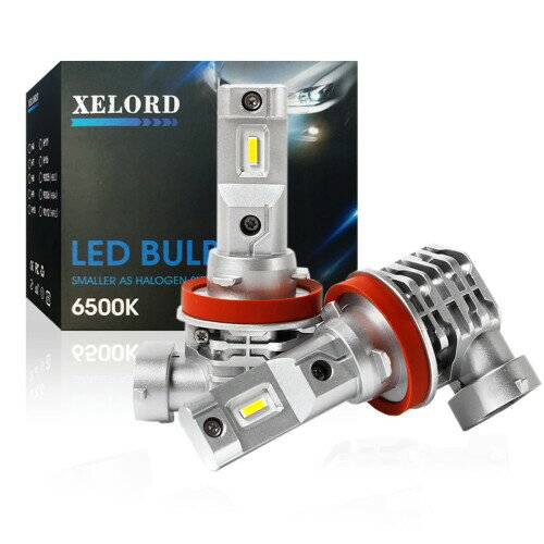 XELORD H11 LED �إåɥ饤�� ���η� �ե���쥹 H8 H9 H16 H11���� LED �Х�� CREE���å���� 6500K �ۥ磻�� �ָ���...