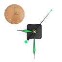 時計 ムーブメント 手作り 掛け時計用 クロック ムーブメント 時計シャフト 針セット DIY 3つのポインターセット 手作り 掛け時計 (蛍光)