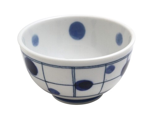 キャッスルエンタープライズ(Castle Enterprise) 新裏道パスタ屋さんシリーズ水玉格子 軽量 丼(小) 1個