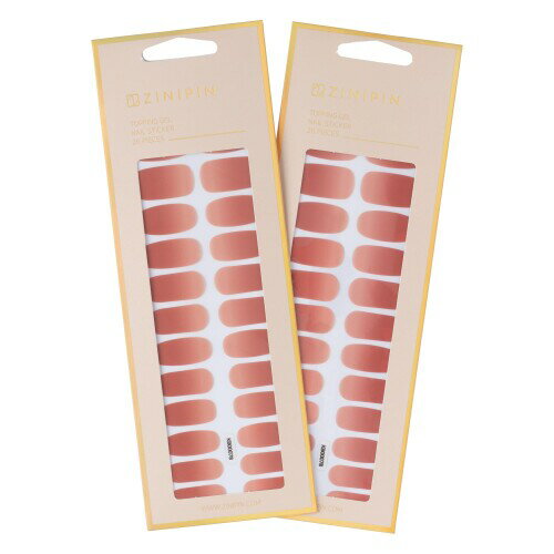ZINIPIN(ジニピン) 貼るだけネイルシール ベーシックローズ 2枚組 KB00078