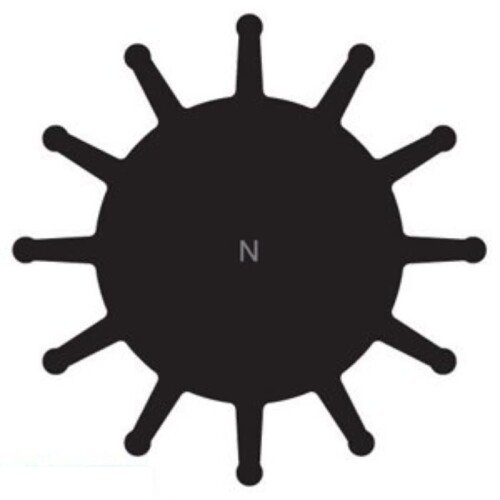 シーウォーターポンプ インペラ DJPUMP 08-34-1201