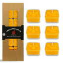 24個 ティーライトキャンドル クリアカップ Beeswax Tea Light Candles ロウソク 燃焼 約7時間 暖茶 小屋/ウェディング/クリスマス/ホームインテリア