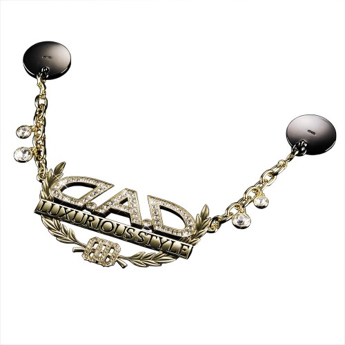 ミラーネックレス (ディルス) ゴールド/ジェットヘマ