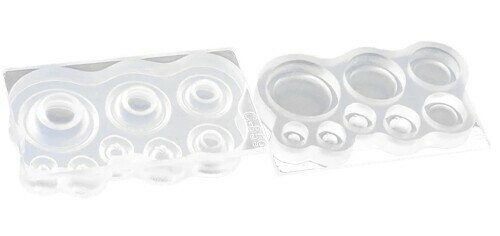 亀島商店(Kameshima) ソフトモールド 鏡もち立体型 ホビー用シリコーン製型枠 C-859