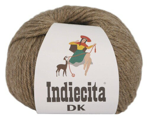 NASKA 毛糸 インディシタDK 並太 col.284 ブラウン 系 50g 約112m T-4