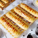 100枚 フランスパン用袋 バゲット袋 パン袋 焼きたてのパン袋 ネクタイ付き 透明PP袋 (10×27cm)