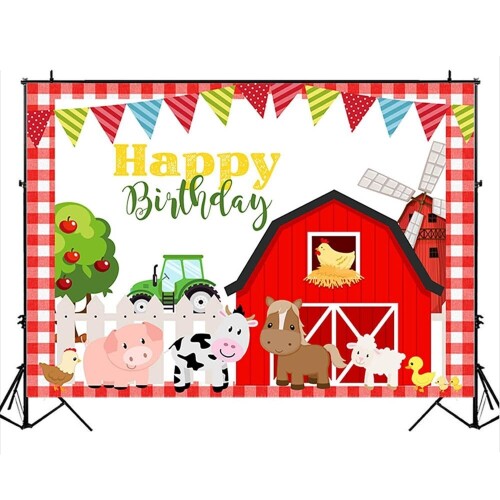 バック紙 背景紙 壁紙 装飾 デコレーション 漫画 ファーム 誕生日 写真撮影 スタジオ ベビーシャワー ..