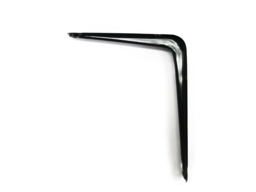 TNK カラーアングル棚受 黒 2本 TB-300 300X350