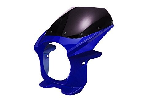 バイクパーツセンター ビキニカウル ブルー 塗装済み+カウル取付ボルトセット 汎用[ファイ]180 308714