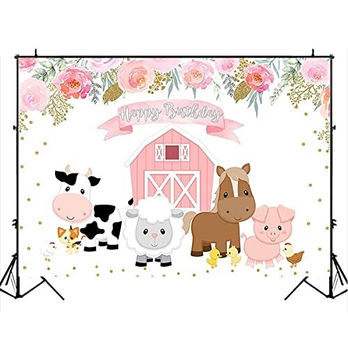 バック紙 背景紙 壁紙 装飾 デコレーション 漫画 ファーム 誕生日 写真撮影 スタジオ ベビーシャワー ..
