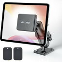 OHLPRO タブレットホルダー 車 マグネット タブレットスタンド 穴あけ ipadスタンド ビズ止め タブレット&スマホに対応 幅広い互換性 卓上/壁/トラック用 タブレット車載ホルダー