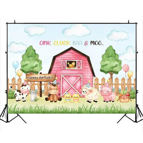 バック紙 背景紙 壁紙 装飾 デコレーション 漫画 ファーム 誕生日 写真撮影 スタジオ ベビーシャワー ..
