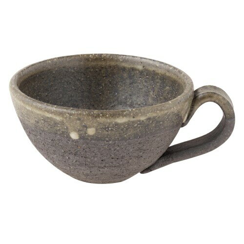 丸伊製陶 信楽焼 へちもん スープカップ 容量約330ml いらか MR-3-4420