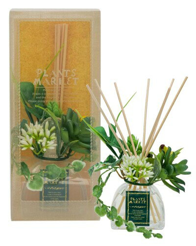 元藏 ルームフレグランス シープランツ ディフューザー 日本製 セダム & ベゴニア 665993 シトラスの香..