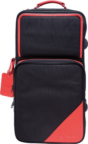 バック BACH トランペット用コンパクトギグバッグ トリプル 黒ナイロン&赤レザー