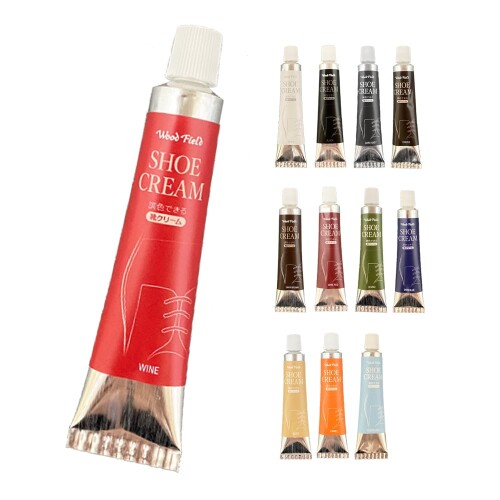 (ウッドフィールド) 調色できる 靴クリーム ブラシ テレンプ すぐ使える3点セット 説明書付