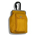 川住製作所 多機能ワークポーチ 2WAY装着ベルトループ/カラビナ付き WK-11YE イエロー