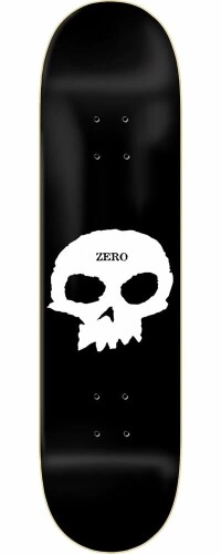 ZERO(ゼロ) スケートボード デッキ SINGLE SKULL (8.5 x 32.25) スケボー