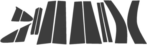 BRIGHTZ AZワゴンカスタムスタイル MJ23S 超鏡面ステンレスメッキピラーパネル バイザー無用 14PC MJ23 J23 23 AZワゴン カスタムスタイル AZ ワゴン エーゼットワゴンカスタムスタイル エイゼッ