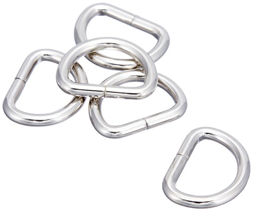 イチネンアクセス ファミリーツール(FAMILY TOOL) Dカン (線径3mm 内幅15mm) シルバー 20個入 56420