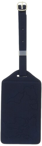 JTB商事 ネームタグ 地図柄 日本製 ブルー 510039005