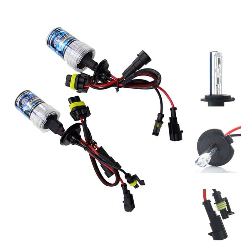 2本 H8/H9/H11 8000K HID電球12V 55WキセノンHID電球自動車車のヘッドライトランプシングルライト