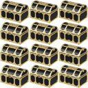 Gadpiparty 海賊宝箱 12個セット 宝箱 小物入れ 収納 アンティーク小箱 ジュエリーボックス インテリア アクセサリーケース ミニ コイン・ 金貨・...