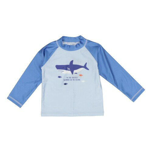 (タキヒヨー) 袖切替 ラッシュガード 恐竜 サメ 立体モチーフ かぶり 長袖 UPF50+ 水着 男の子 子供 22..