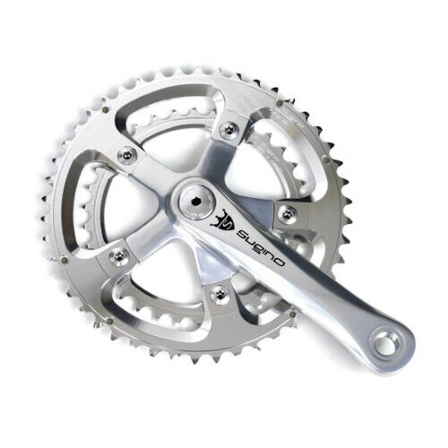 楽天ユニオンスギノエンジニアリング Mighty Tour 901D 48x34 155mm オールシルバー W/CBB-AL110 クランクBBセット