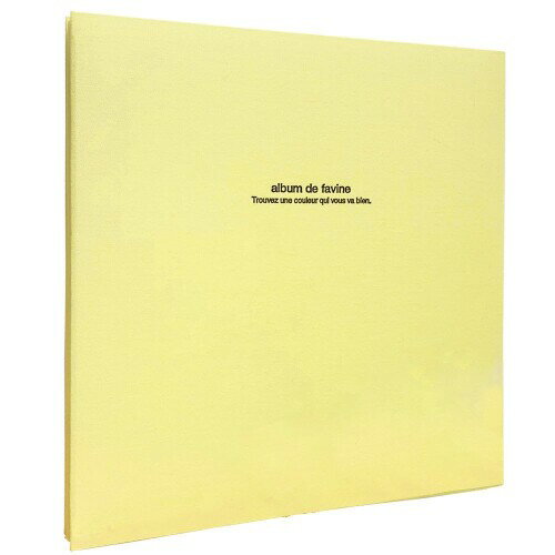 ナカバヤシ フエルアルバム ドゥファビネ Lサイズ ライトイエロー 2025年カラー IT-LD-191-L