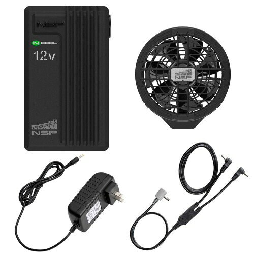 エヌ・エス・ピー NZ-SK12 Nクールウェア スターターキット ブラック 12V