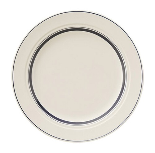 光洋陶器 カントリーサイド ディナー皿 27cm ネイビー ブルー 13428002(3)